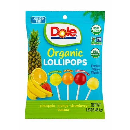 Dole Organic Lollipops