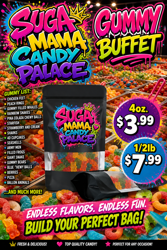 Suga Mama Candy Palace Gummy Buffet