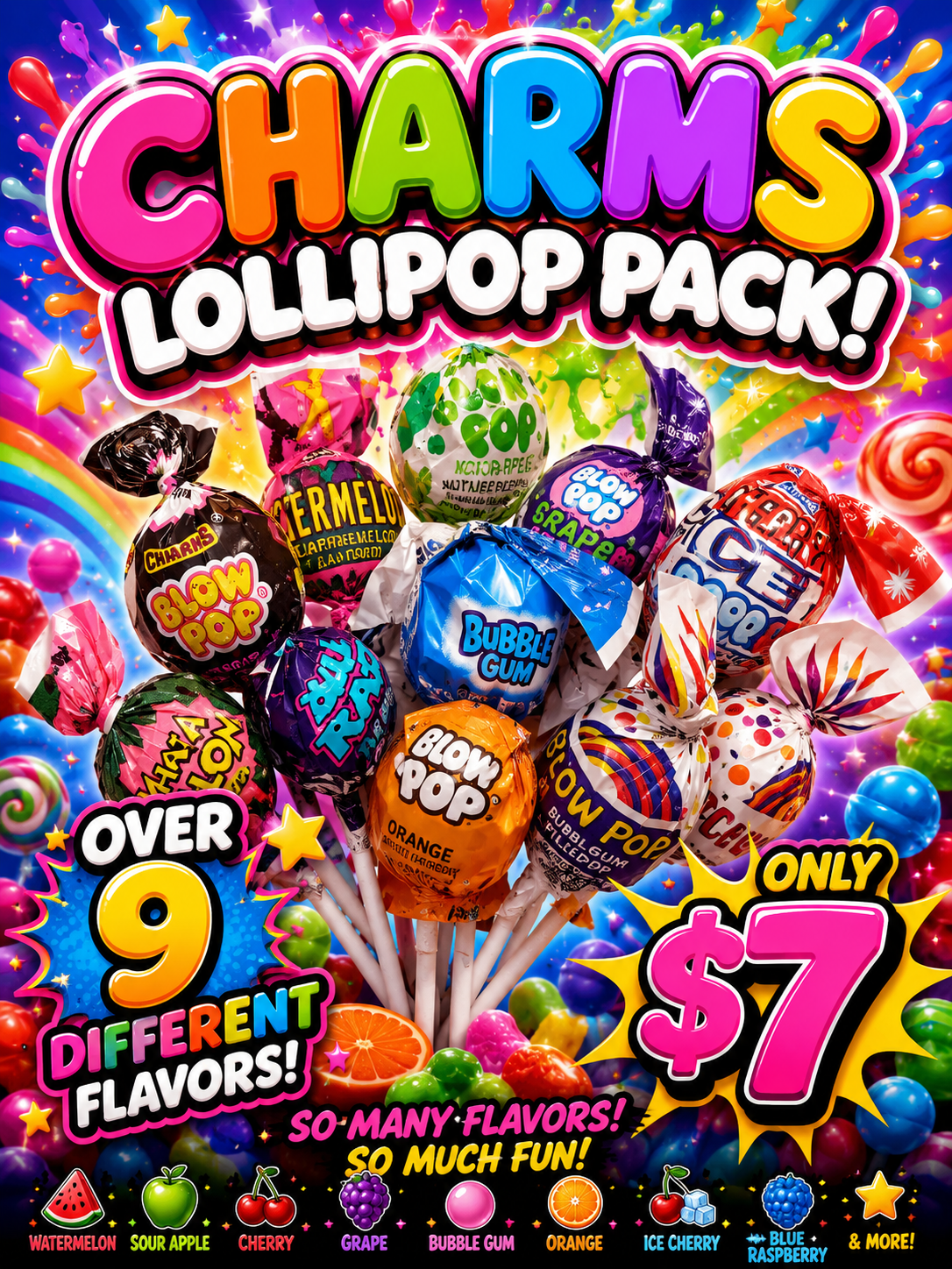 Charms Lollipop Pack