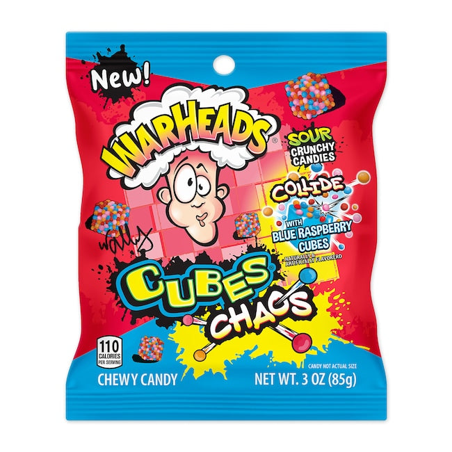 Warheads Cubes Chaos 3oz.
