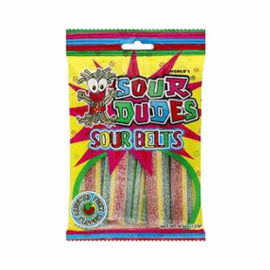 Sour Dudes Sour Belts 3oz.